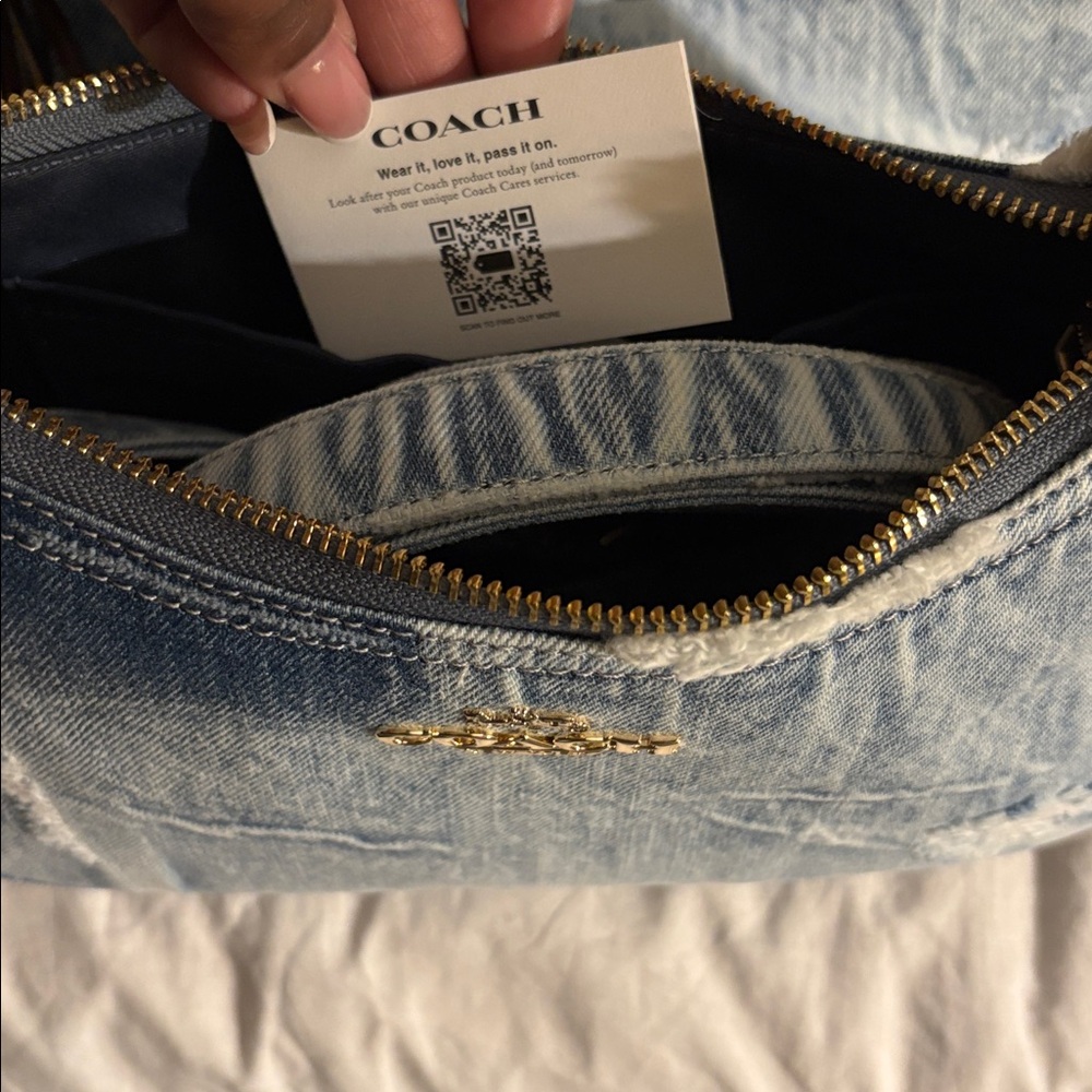 Coach Denim With All Original Charms. authentic - Picture 9 of 9